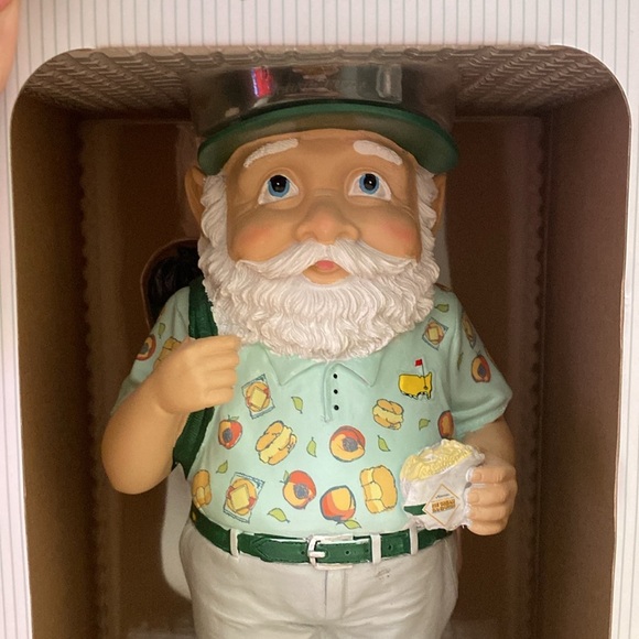 2025 Masters Golf Large Peach Ice Cream Sandwich Gnome Figurine New in Box - Picture 2 of 6